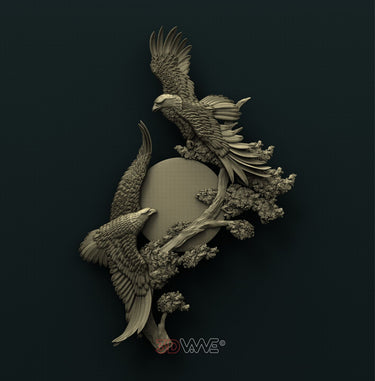 EAGLES 3D STL 3DWave